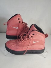 Nike Woodside II High ACG Boots Pink Size 5 5Y 524872-800