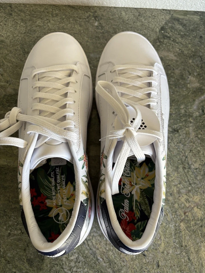 ¡NUEVO! Zapatos de golf PUMA Palm Tree Crew clásicos G x PTC sin clavos #311278 talla 11,5 Foto 4 de 4