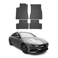 Omac Gummi FußMatten FüR Mercedes CLA Klasse C118 2019-2026 Automatte Schwarz 4X