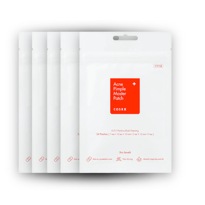 COSRX Acne Pimple Patches - 24 counts, 5 Sheets