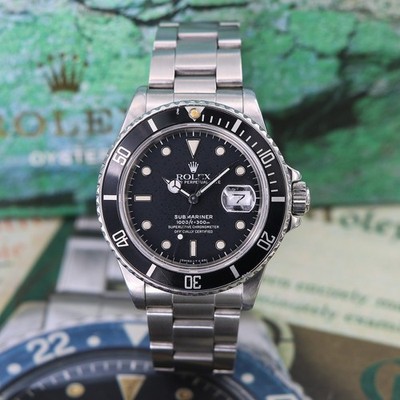Rolex Submariner 168000 Stahl, inkl. Box und Garantie
