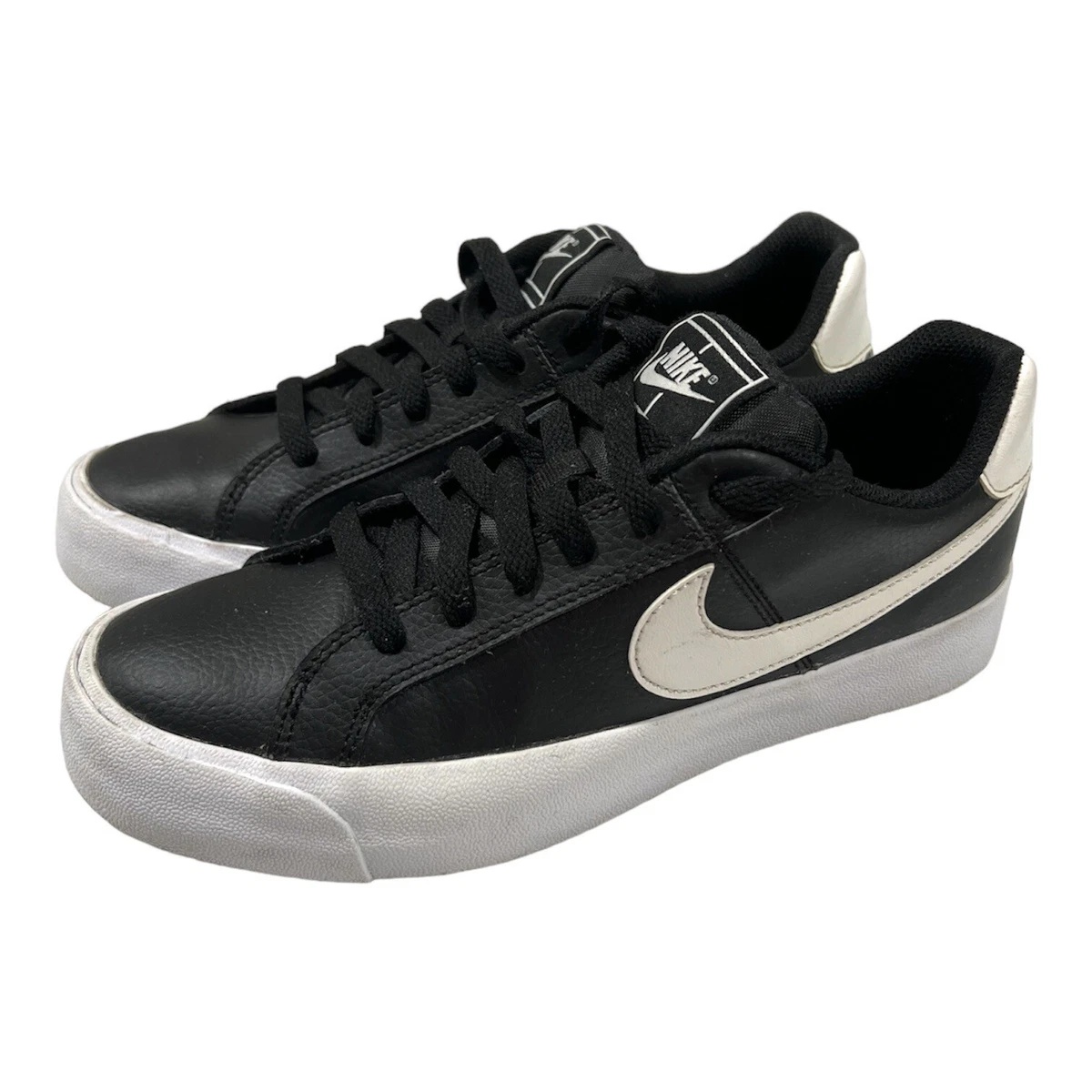 Nike Womens Court Royale AC Black Running Shoes Sneakers Size 7 A02810 003