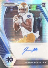 2021 Panini Prizm Draft Picks Football Draft Picks Autographs #305: Javon