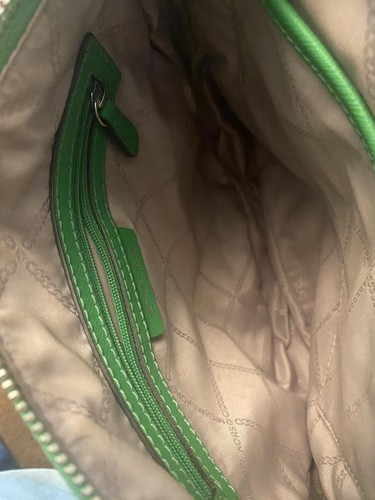 Bandolera Michael Kors de lona y cuero verde - Imagen 3 de 7
