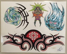 Tattoo Studio Shop Flash Single Skull Tribal Band Psychedelic 11" X 14" Print
