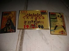 3 1996 ATLANTA SUMMER GAMES-USA DREAM TEAM II PICTURE PIN Barkley O'Neal 