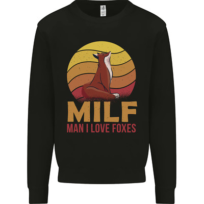 MILF Man I Love Foxes Fox Mens Sweatshirt Jumper