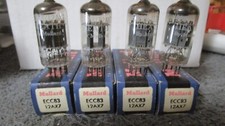 (4) Mint NOS NIB Matched Codes Mullard 12AX7/...