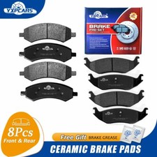 Front Rear Ceramic Brake Pads For Dodge Ram 1500 2017 2016 2015 2014 2013-2006 Front Rear Ceramic Brake Pads For Dodge Ram 1500 2017 2016 2015 2014 2013-2006