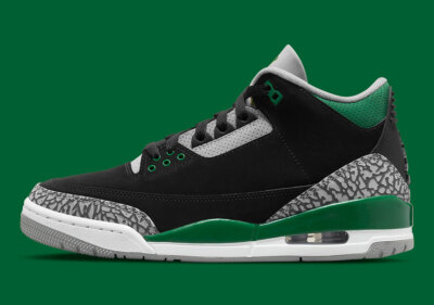 イノベーターズ　1,2 Nike Air Jordan 3 Retro Pine Green Size 12. CT8532-030 BLACK