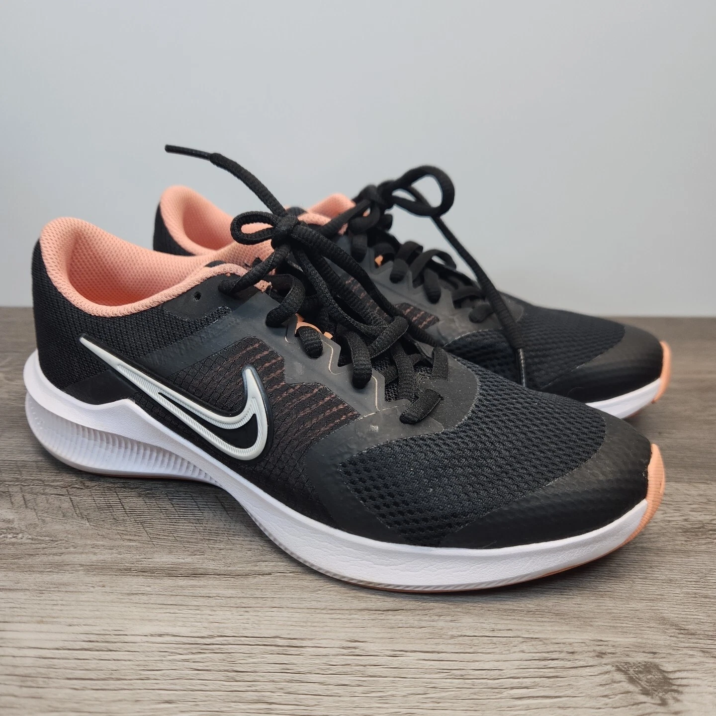 Scarpe da corsa Nike Downshifter 11 CZ3949 010 nere sneakers taglia 5 5 anni