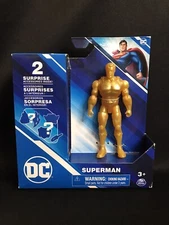 Spin Master DC Heroes Unite 4” Superman Action Figure Gold Chase Variant