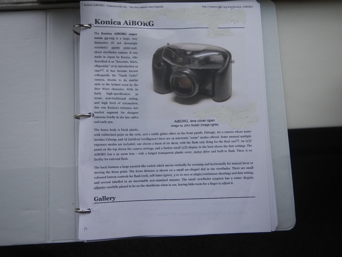 コニカ　フィルムカメラ　KONCA AIBORG フィルムカメラ】Konica AiBORG で写真を撮りました！何？このカメラ