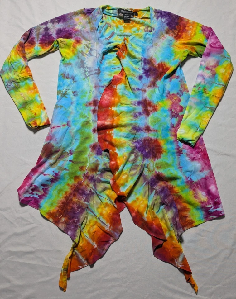 Plumero WARRIOR WITHIN DESIGNS Mujer XL Tie Dye Bambú Elástico Cascada Foto 3 de 4