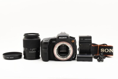 【S2051】SONY α200 DSLR-A200 18-70 3.5-5.6 Sony α200 DSLR-A200 Digital SLR Camera Body & Lens 18-70