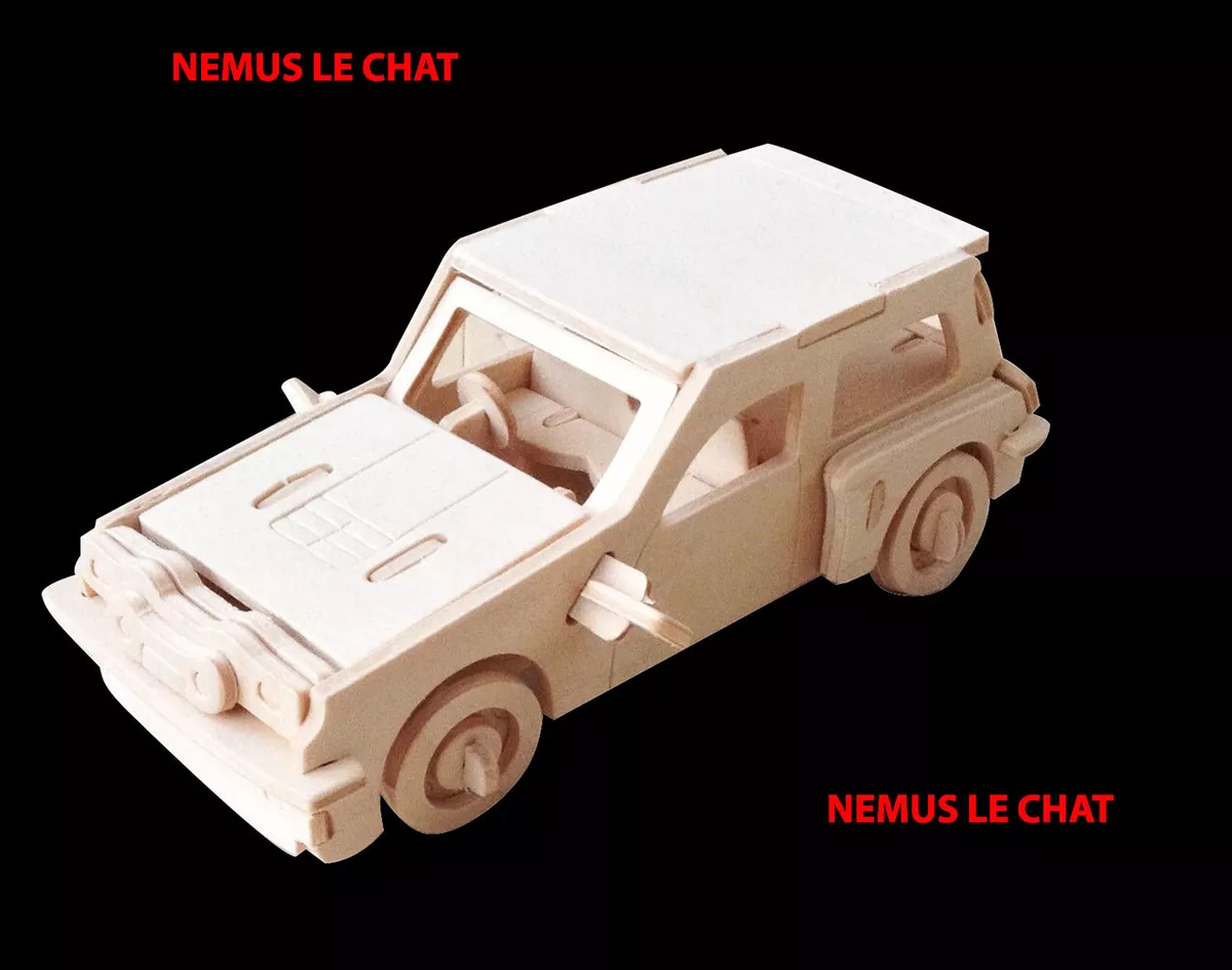 Maquette en bois Voiture ancienne - La Magie des Automates