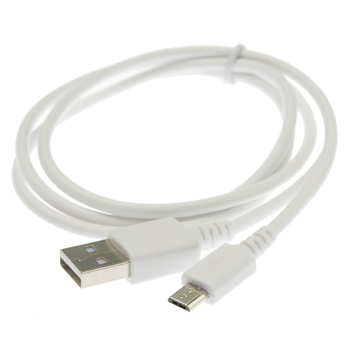 90cm USB White Charger Power Cable Adaptor for iluv iCK838 Bluetooth Keyboard - Picture 3 of 5