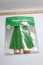 Flare Skirt Halloween Costume for Adults Green
