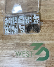 230pcs JST-XH 2.54 pitch 2/3/4/5 pin kit housing and pin headers, wire to board