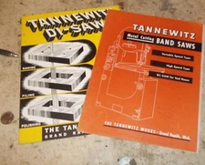  Tannewitz Di-SAW  model 24M 2 sales brochures eleven pg.and 5 pg.  1947