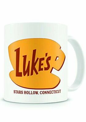 Lukes Diner Tasse Gilmore Girls Motiv ohne Handys Kaffeetasse Sterne hohl Geschenk