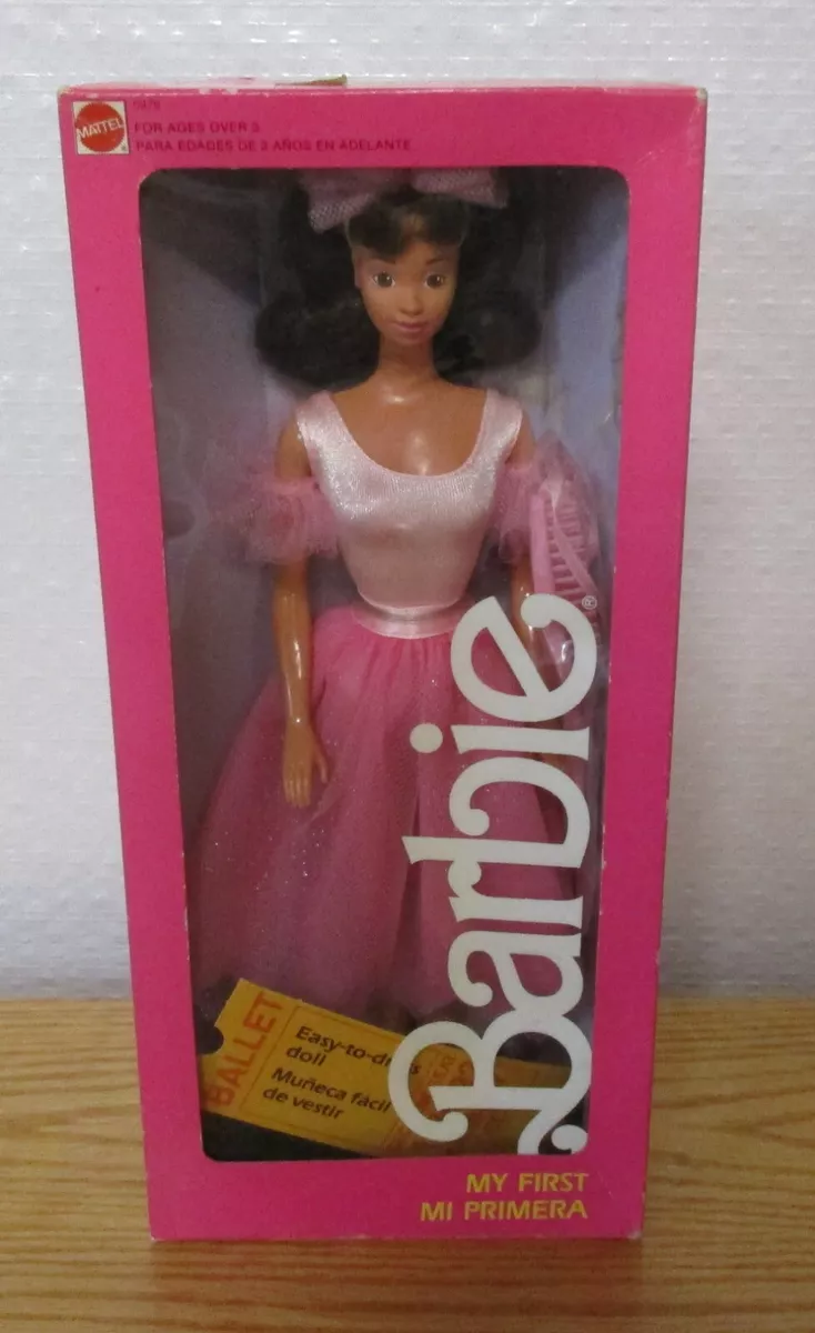 Vintage 1987 My First Mi Primera Ballerina Barbie Doll NRFB Mattel 5979