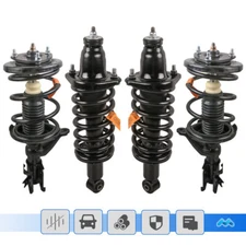 Box(4) Front & Rear Struts Shocks w/Coil Springs for Honda Civic 2001- 2005 1.7L