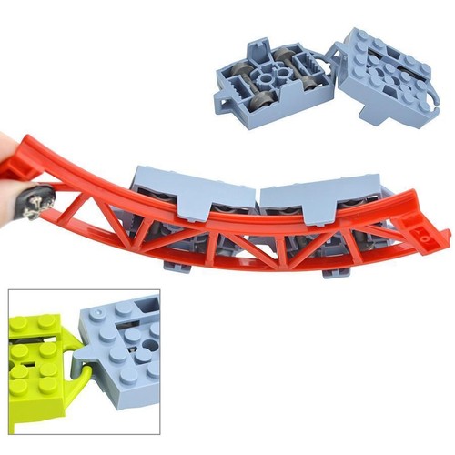 Roller Coaster Train Track 25061 26559 26560 26561 34738 26022 Car Base for Lego - Picture 2 of 21