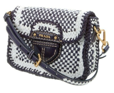 prada checkered handbag