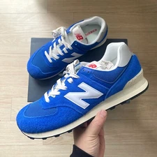 New Balance 574 Heritage Blue White Silver Mens Womens Sneakers ✅Multiple Sizes