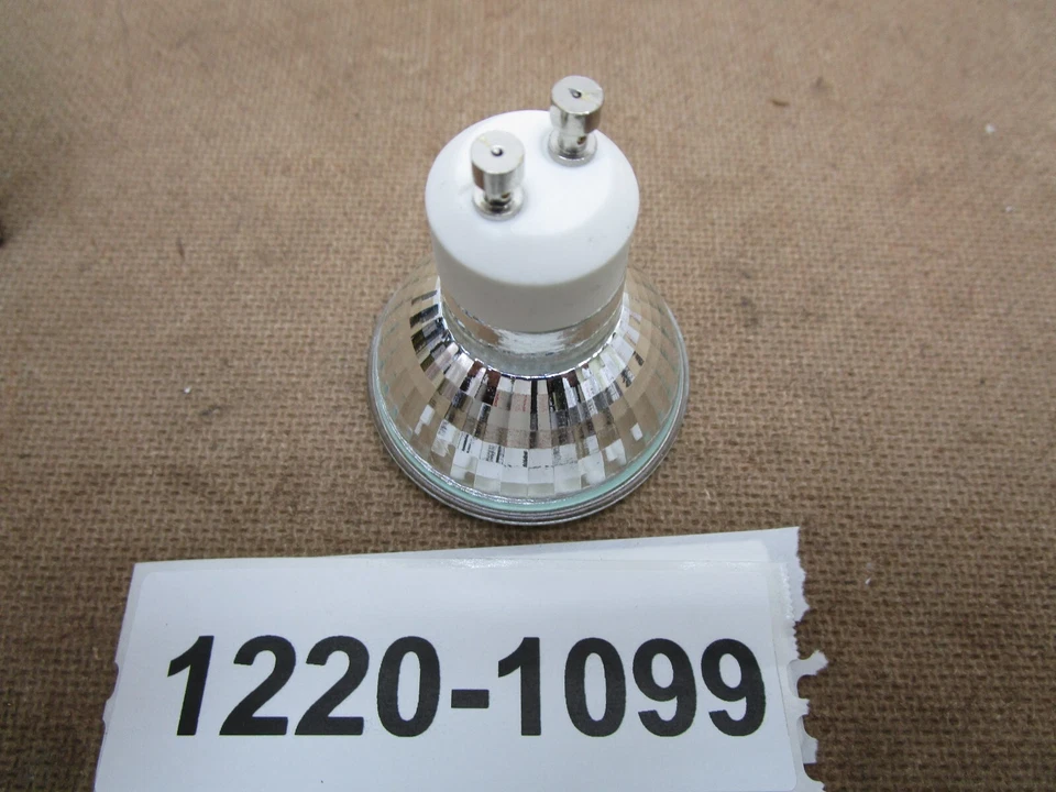 Eiko EXN-FG-GU10-130V 130 VAC 50 Watt White Flood Light Bulbs Twist Lock - Image 3 of 3