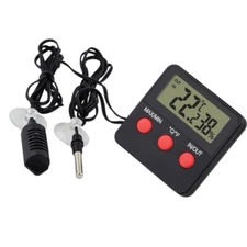 Indoor Thermometer Hygrometer Digital LCD Humidity Temperature For Egg Incubator