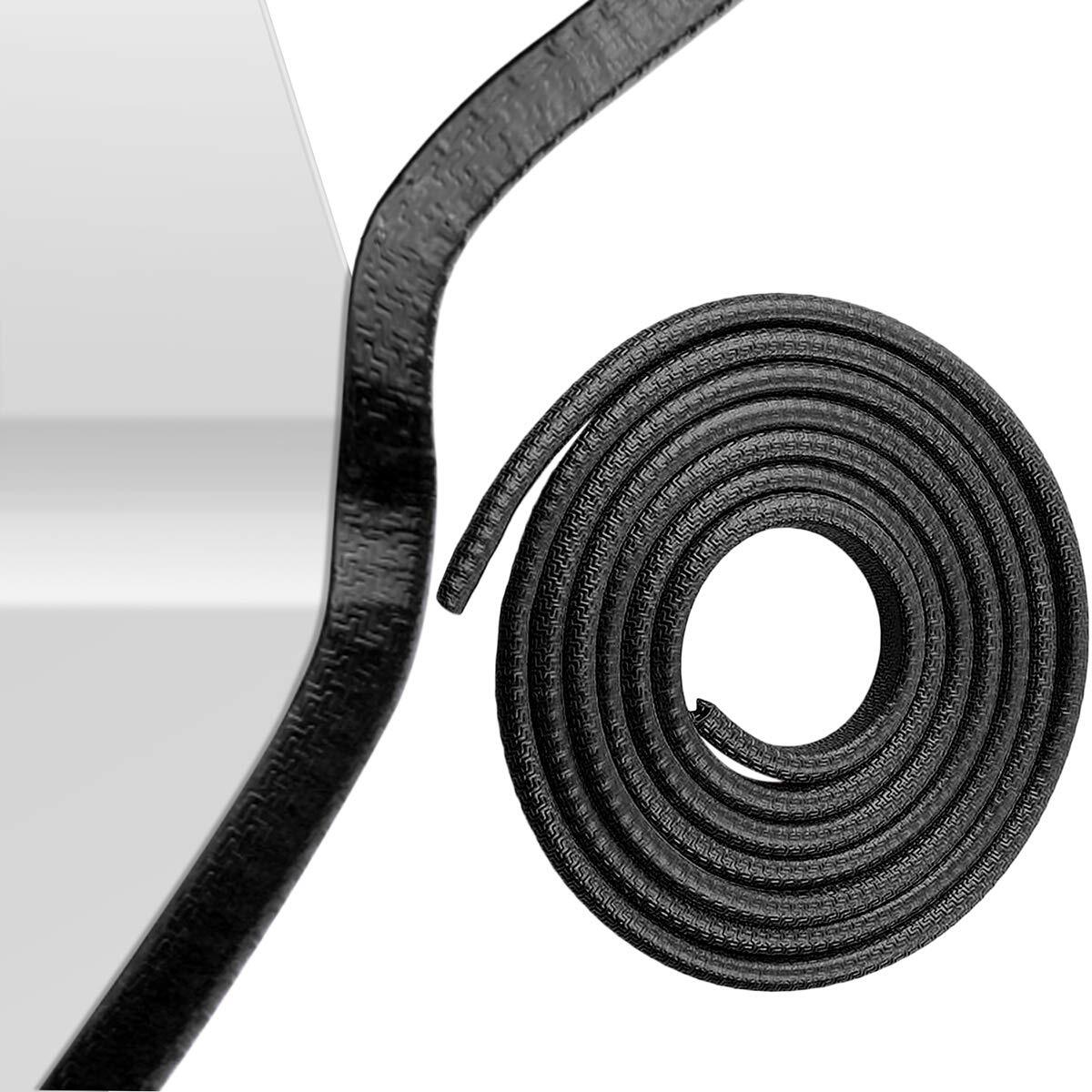 Perfil De Canal En Forma De U De Extrusión De Plástico PPO Negro