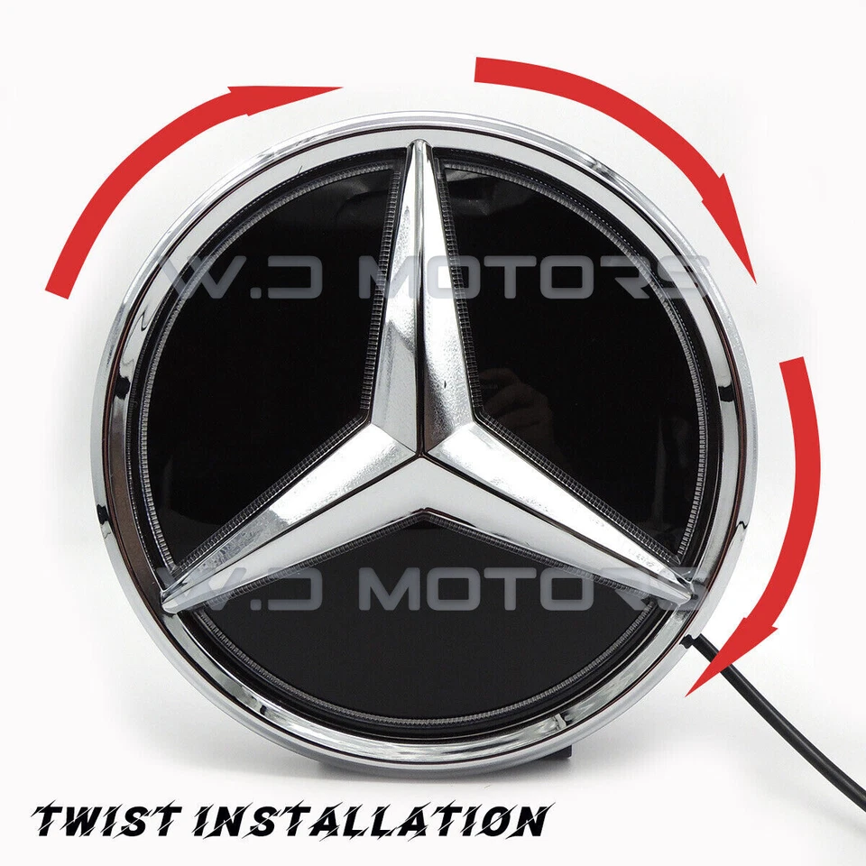 Espejo LED Parrilla Emblema Logo Estrella Luz Para Mercedes-Benz GLS GLC GLE 2020-2022 Foto 3 de 4