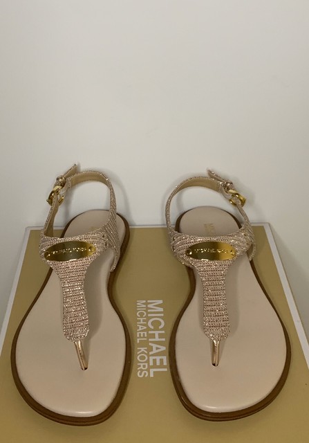 rose gold sandals size 12