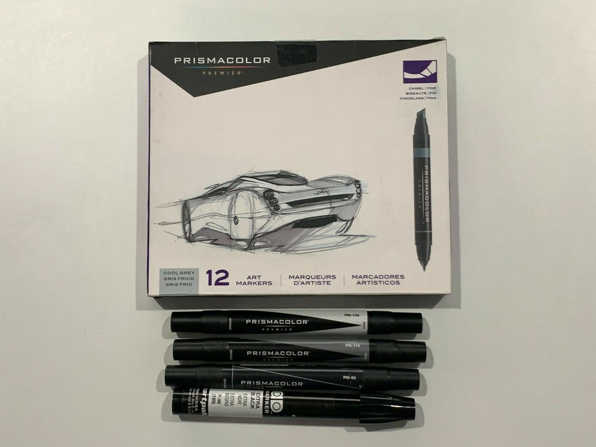 Cool Grey Prismacolor Markers 12 Pack Prismacolor 3622 Premier