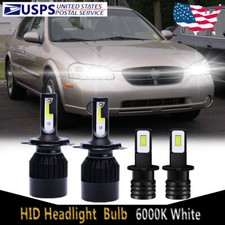For Nissan Maxima 2000-2001 - Led Headlight Hilo 9003h3 Fog Light Bulbs 4x C9b