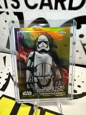 2024 Topps Chrome Star Wars CAPTAIN PHASMA AUREBESH SP Gold Refractor /50