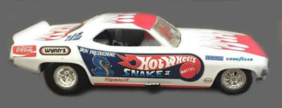 Don the Snake Prudhomme Hotwheels Cuda decal 1/64 scale AFX Tyco