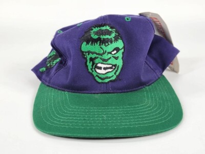 Marvel Comics Hulk Blockhead American Needle Vintage 1993 SnapBack Hat NWT RARE
