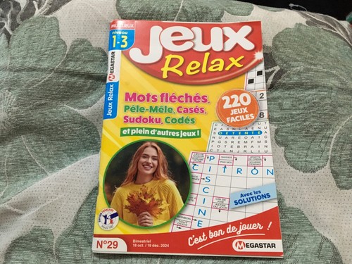 jeux relax puzzle book