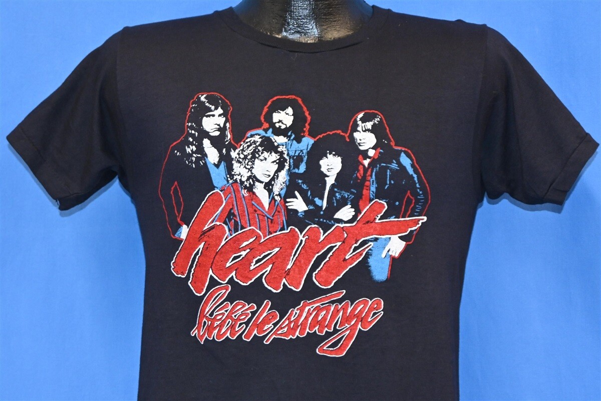 vintage 80s HEART BEBE LE STRANGE TOUR 1980 ANN NACY WILSON
