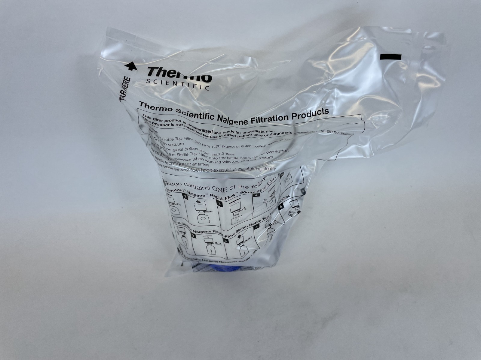Thermo Nalgene 1000mL Rapid Flow Bottle Top Filter 0.2μm Sterile 12cs 597-4520