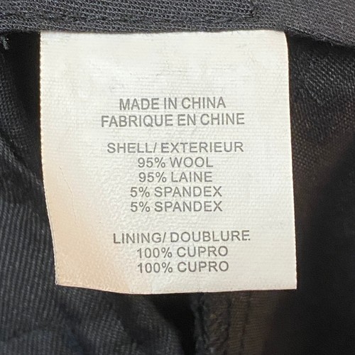 Theory Mens Black Wool Blend Dress Pants Size 32 Stretch Modern Career - Picture 5 of 10