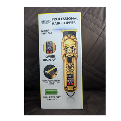 Kezu KH-106T T-Blade Hair Clipper w/ Power Display & Type-C Charging