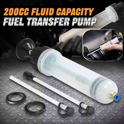 #ad Oil Change Syringe with Hose 200CC Fluid Extractor Pump for Car Fluid Transfer $11.04
