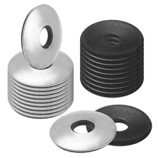 30-Pack Bonded Sealing Rubber Washers, 5/16" x 1" OD Neoprene Washer Gasket