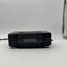 SoundDesign 3753 BLK AM-FM Dual Alarm Clock Radio Vintage Rare Tested/Working