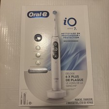 Oral-B IO Series 7 Electric Toothbrush White, Rechargeable, Bluetooth