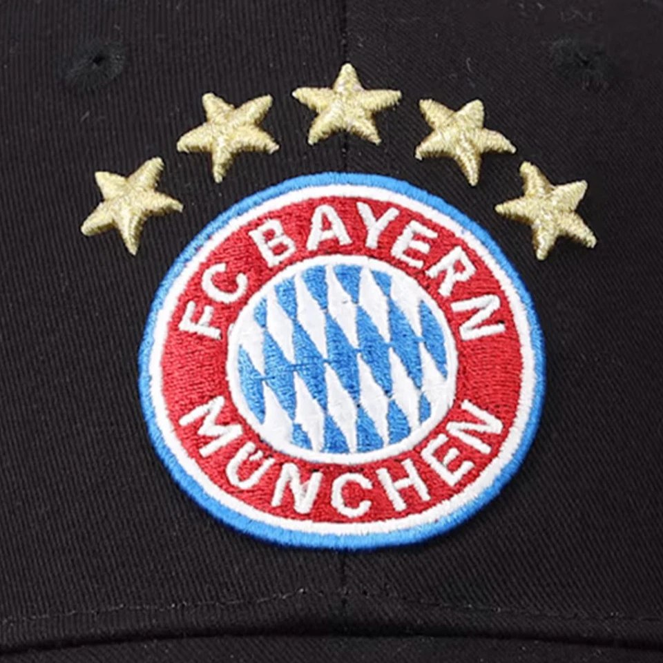 FC Bayern München Baseballcap Logo 5 Sterne schwarz Kappe FC Bayern Fanartikel - Bild 4 von 4